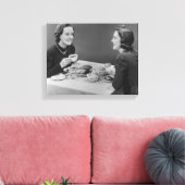 Koffiedatum Canvas Afdruk (Insitu (Woonkamer))