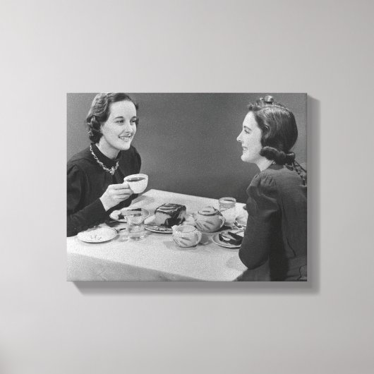 Koffiedatum Canvas Afdruk (Voorkant)