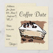 Koffiedatum Kaart (Voorkant / Achterkant)