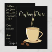 Koffiedatum Kaart (Voorkant / Achterkant)
