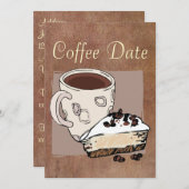 Koffiedatum Kaart (Voorkant / Achterkant)