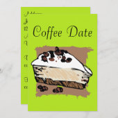 Koffiedatum Kaart (Voorkant / Achterkant)