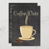 Koffiedatum Kaart (Voorkant / Achterkant)