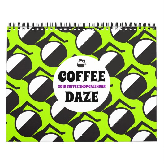 Koffiedatum: pop Koffiewinkel 2019 - Aangepast Kalender (Hoes)