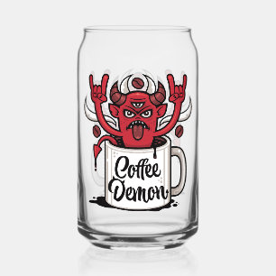 koffiedemon blikvorm glas