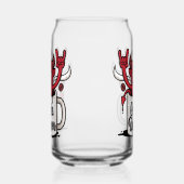 koffiedemon blikvorm glas (Links)