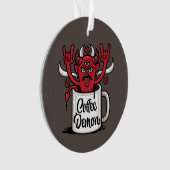 koffiedemon ornament (voorkant)