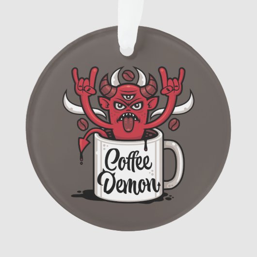 koffiedemon ornament (voorkant)