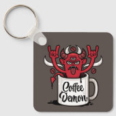 koffiedemon sleutelhanger (Voorkant)