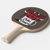 koffiedemon tafeltennisbatje (Voorkant Gekanteld)