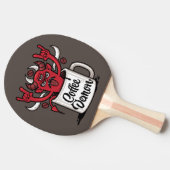 koffiedemon tafeltennisbatje (Zijkant)