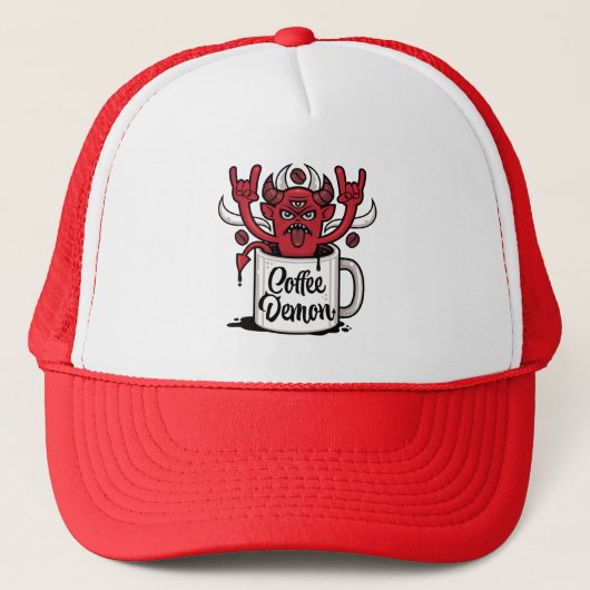 koffiedemon trucker pet (Voorkant)