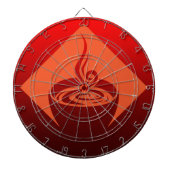 koffiediamant dartbord (Voorkant)