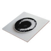 Koffiedik Foto 3 Keramische Tegel Tegeltje (Zijkant)