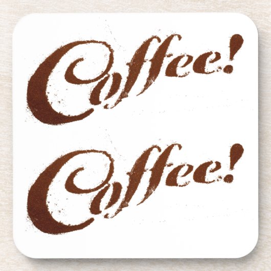 Koffiedik Koffie - Kurken Onderzetters (Voorkant)