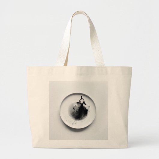 Koffiedik patroon 2 grote tote bag (Voorkant)