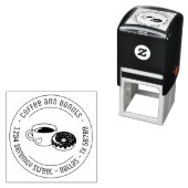 Koffiedonuts Winkeladres Zelfinktende Stempel (In situ)