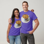 Koffiedood voor Decaf Latte Art T-shirt (Unisex)