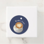 Koffiedouche-voordoormerk Bedankjes Labels (In situ)