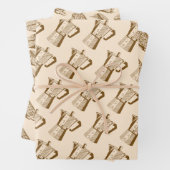 koffiedoverlooppapierset inpakpapier vel (In situ)