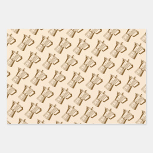  koffiedoverlooppapierset inpakpapier vel