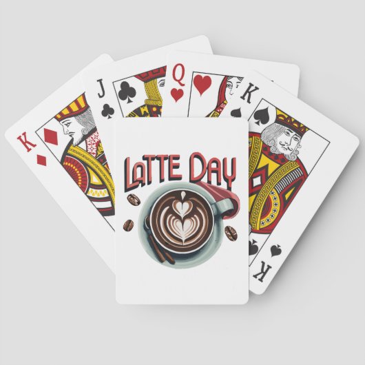 Koffiedranken Pokerkaarten (Achterkant)