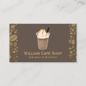 KoffieDrink | Koffiebonen Visitekaartje (Voorkant)
