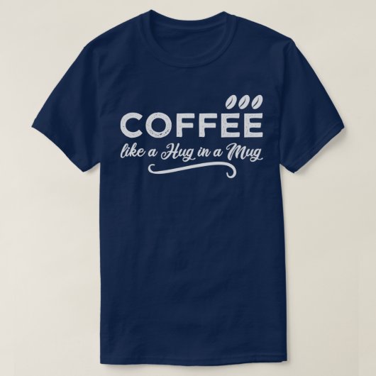 Koffiedrinker connoisseur t-shirt (Design voorkant)