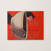 koffiedrinker legpuzzel (Horizontaal)