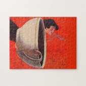 koffiedrinker legpuzzel (Horizontaal)