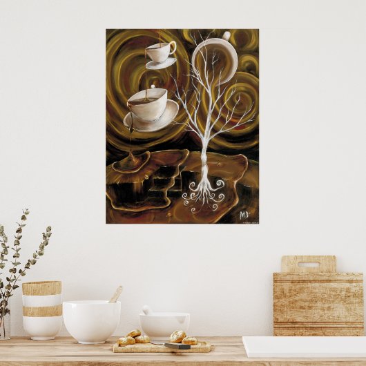 Koffiedromen poster (Keuken)