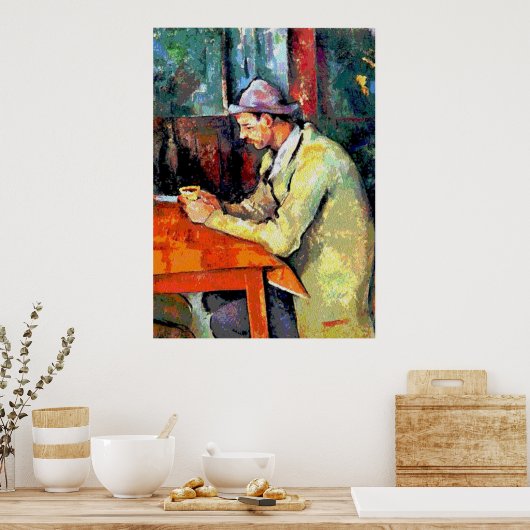 Koffiedronker Poster (Keuken)