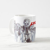 KOFFIEee... zombies Koffiemok (Voorkant links)