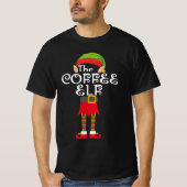 koffieelf - familie die kerstmis bij elkaar past t-shirt (Voorkant)