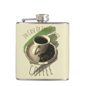 Koffieerbeker, saucer-bonenkolf heupfles (Voorkant)