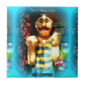 koffieertegel tegeltje (Voorkant)