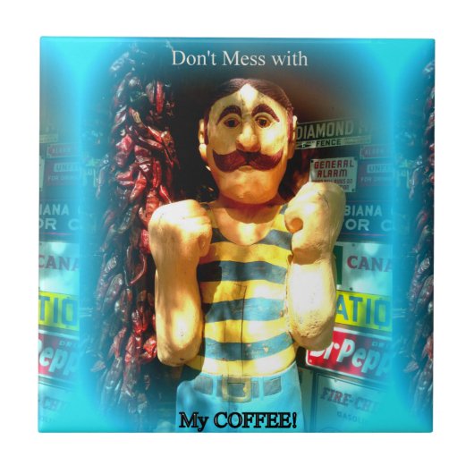 koffieertegel tegeltje (Voorkant)