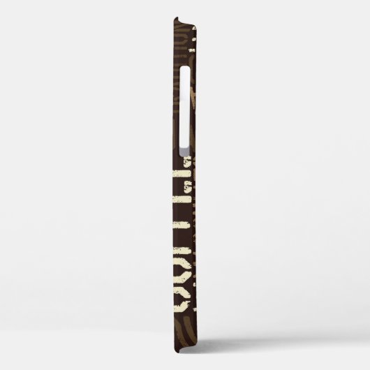  koffieervaring naadloos patroon Case-Mate iPhone case (Achterkant / Links)