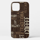  koffieervaring naadloos patroon Case-Mate iPhone case (Achterkant)