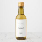 Koffieetiket Wijn Etiket (Voorkant)