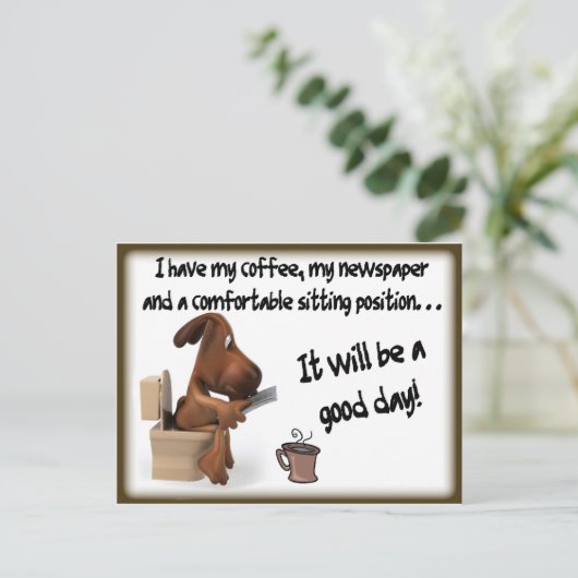 Koffiefort Briefkaart (Staand voorkant)