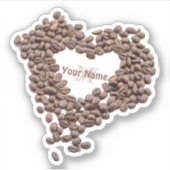 Koffiegangers en cafeïne junkies vinden het geweld sticker (Voorkant)