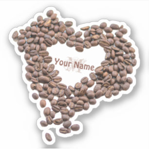 Koffiegangers en cafeïne junkies vinden het geweld sticker