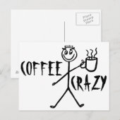 Koffiegestoorde briefkaarten (Voorkant / Achterkant)