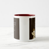 KoffieGezegden van T. S. Eliot Tweekleurige Koffiemok (Center)