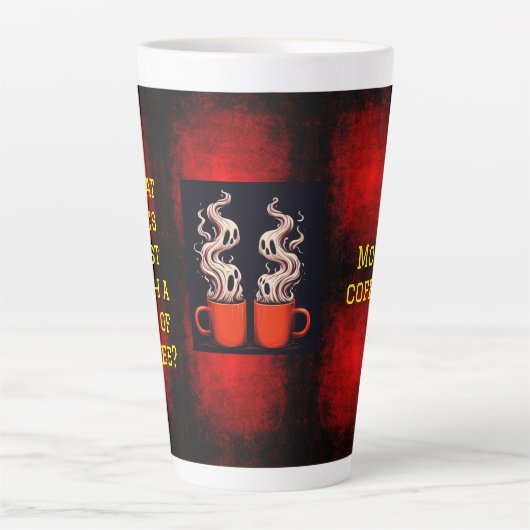 Koffiegezichten Latte Mok (Voorkant)