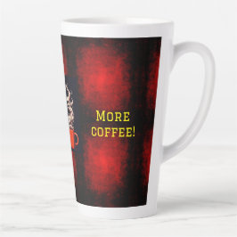 Koffiegezichten Latte Mok