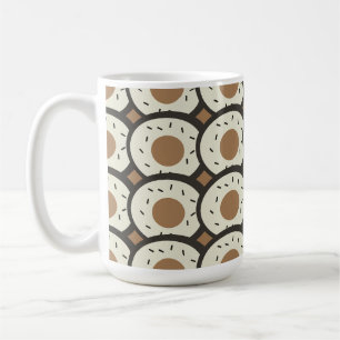 Koffieglazuurdonuts Bruin  Koffiemok