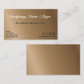 Koffiegradiënt één enkele Sided Sjabloon voor visi Visitekaartje (Voorkant / Achterkant)