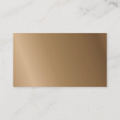 Koffiegradiënt één enkele Sided Sjabloon voor visi Visitekaartje (Achterkant)